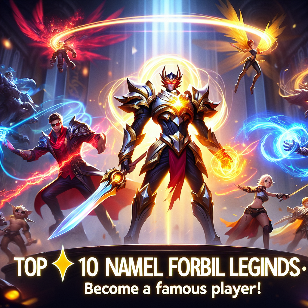 Top 10 Nama Terbaik untuk Mobile Legends: Jadilah Pemain Terkenal!