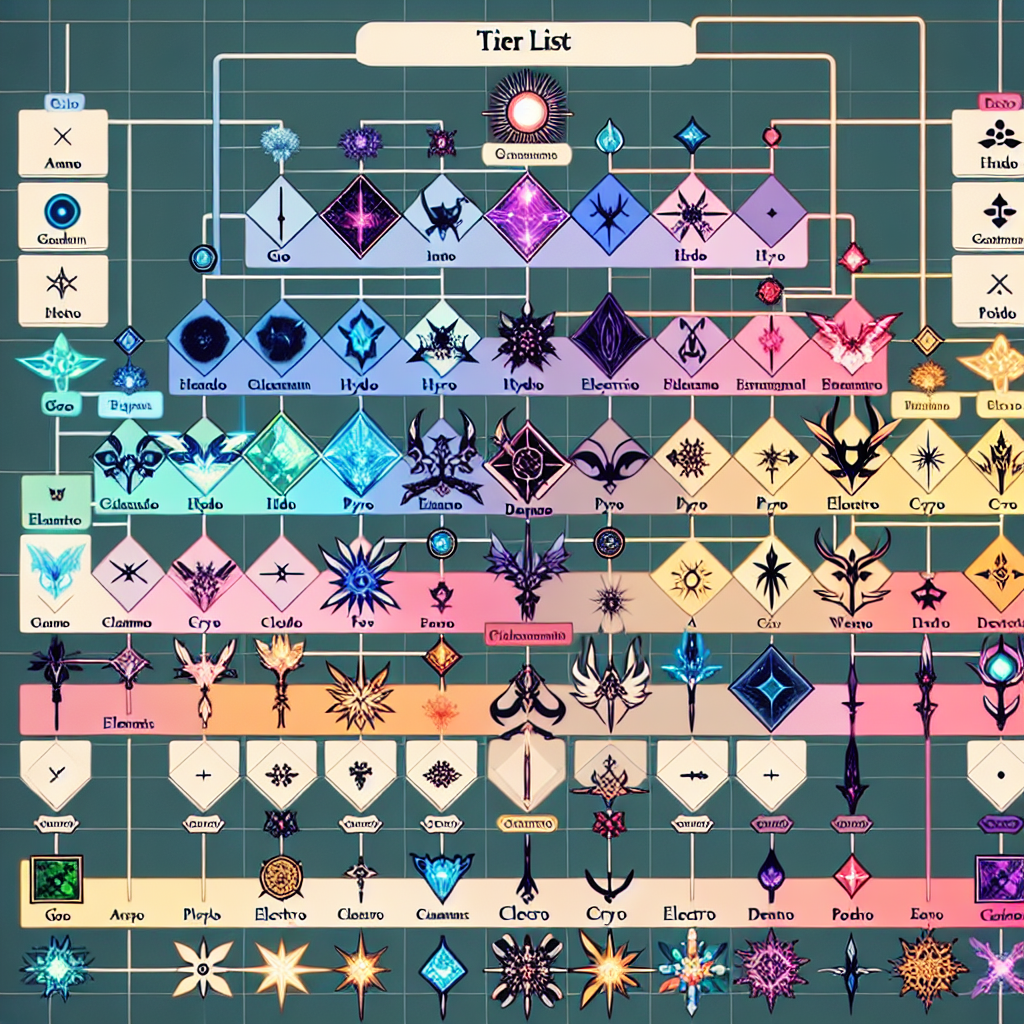 The Ultimate Genshin Impact Tier List: Best Characters Ranked for Your Team
